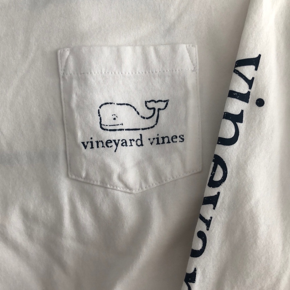 white vineyard vines long sleeve